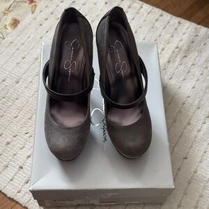 Y2K Jessica Simpson Cheetah Mary Jane Platform Heels – Size 6.5